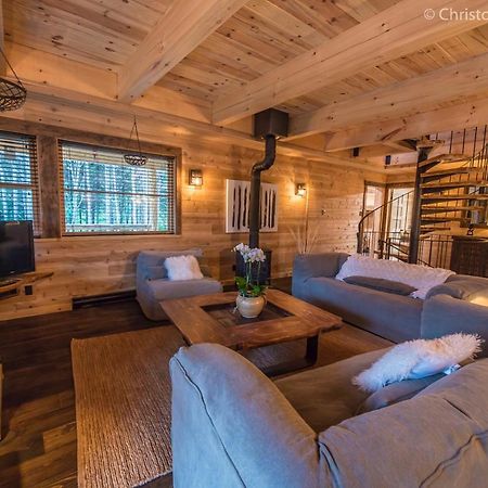 Chalet Tao Par Les Chalets Spa Canada ラ・マルベー エクステリア 写真