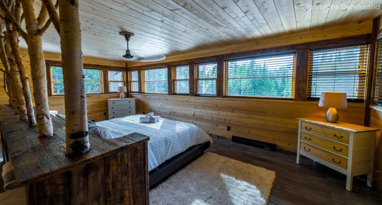 Chalet Tao Par Les Chalets Spa Canada ラ・マルベー エクステリア 写真