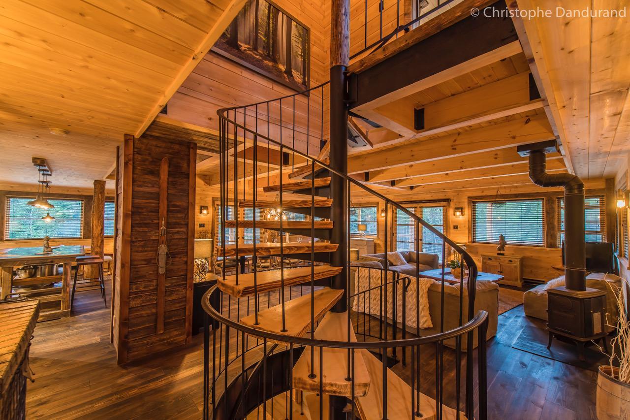 Chalet Tao Par Les Chalets Spa Canada ラ・マルベー エクステリア 写真